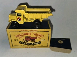 Vintage Matchbox Lesney No. 6 Steinbruch LKW mit Originalkarton - Bild 1 von 5
