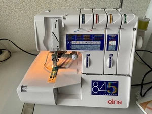 ELNA EXTEND 845 Cover/Overlockmaschine mit TOP BOTTOM Stich - Bild 1 von 14