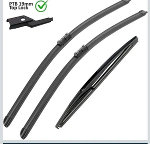Set of 3 Front & Rear Wiper Blades For GMC Acadia 2007- 2011 OEM Quality - Picture 1 of 4