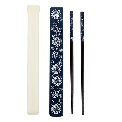  1 Set japanischer Stäbchen Chopstäbchen wiederverwendbare Essstäbchen mit - Bild 1 von 4