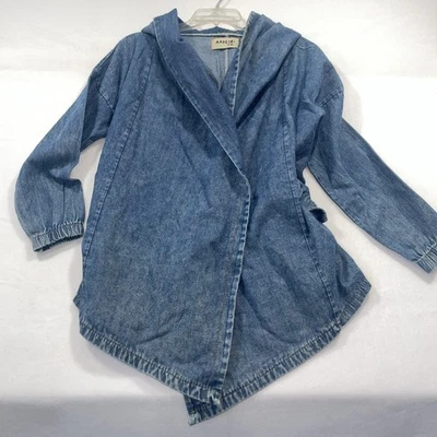 Chaqueta vaquera para mujer S XS pequeña X pequeña abrigo con capucha Foto 1 de 4