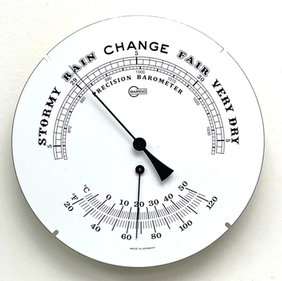 Barigo Installation Barometer/Thermometer Gradf /C 150mm Etc for Series Captain - Image 1 of 2