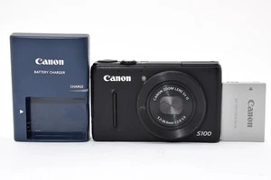 Canon PowerShot S100 12.1MP Digital Compact Camera Black [Exc+++] #A - Picture 1 of 12