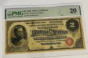 $2 1886 Silver Certificate - Picture 1 of 2