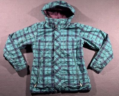 Burton Dryride Jacket Womens XL Plaid Shaun White Hooded Snowboarding *READ* - Image 1 of 4