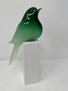 Vintage Murano Glas Vogel auf Sockel - Bild 1 von 9