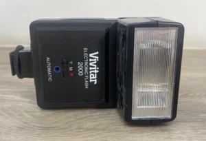 Vivitar 2000 Electronic Flash Hot Shoe Mount for SLR DSLR Cameras - Tested - Picture 1 of 7