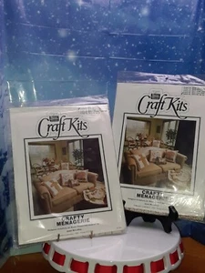 2 1983 BETTER HOMES GARDEN CRAFT KITS FAIR ISLE CAT PATCHWORK PIG FABRIC PAINT?  - Picture 1 of 12