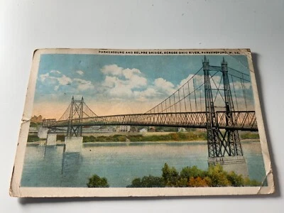 Parkersburg and Belpre Bridge Across Ohio River Parkersburg West Virginia - Image 1 of 2