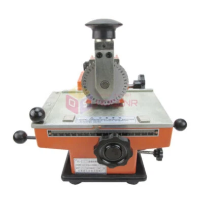 Deboss Metal Tag Plate Dog Tag Printer Semi Auto Stamping Embossing Machine - Image 1 of 4