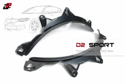 Extensiones de arco de rueda de guardabarros trasero negro de 2 piezas para BMW G30 serie 5 / F90 M5 Foto 1 de 4