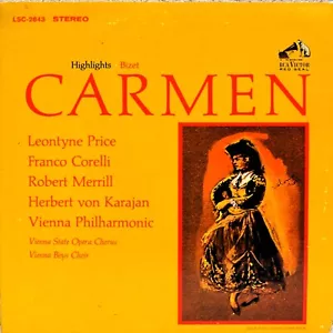 Bizet - Carmen (Highlights) 1965 LSC-2843 Vinyl LP 12" Vintage Opera - Imagen 1 de 10