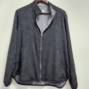 Healing Hands Destini Full Zip Jacket Size L Black Camo - Picture 1 of 13