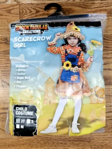 Disfraz de Halloween Espantapájaros Niños Niñas Talla 3T - Leer Descripción - Imagen 1 de 6