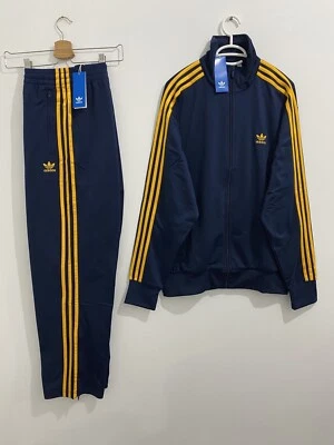 Adidas Originals Classics Firebird Tracksuit Night Indigo Crew Yellow Size L - Image 1 of 4