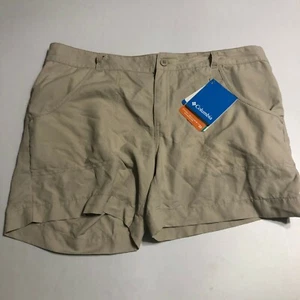 Columbia Girls Youth Tan XL NWT Shorts Omni Shade UPF 30  - Picture 1 of 5