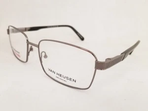 VAN HEUSEN H159 Big Man Titanium eyeglasses Frame Gunmetal 59mm XL Korea - Picture 1 of 3