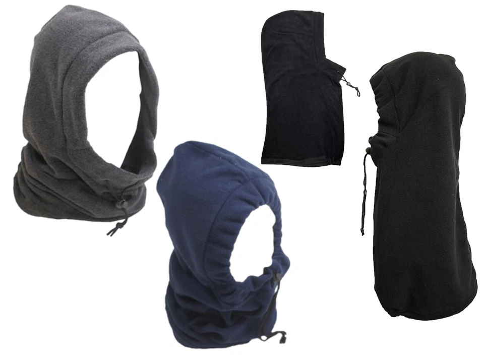 Fleece Snood with Elasticated Neck Thermal All in One, Toggle Pull String - Image 1 of 1