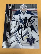 Philippe Desrosiers Signed Rimouski Oceanic QMJHL Card Dallas Stars 2