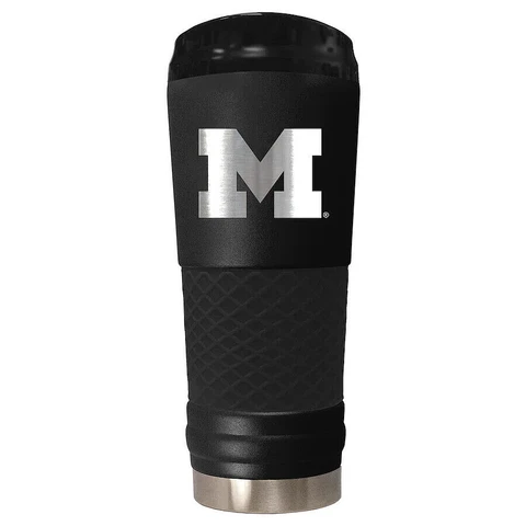 Michigan Wolverines "Stealth" Tumbler 24 oz Vacuum Insulated Beverage Cup Cover