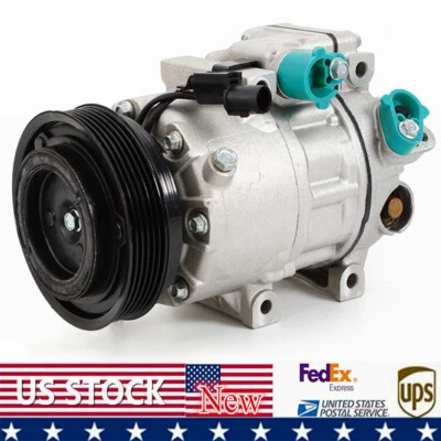 A/C Compressor W/ Clutch for 2006-2013 Hyundai Azera/Santa Fe/Sonata, Kia Amanti - Изображение 1 из 4