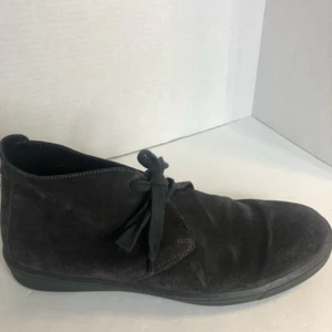 Vince Camuto Herren Chukka Stiefel Grau Wildleder Knöchel Flacher Absatz Keilabsatz Schnürung 9,5 M - Bild 1 von 7