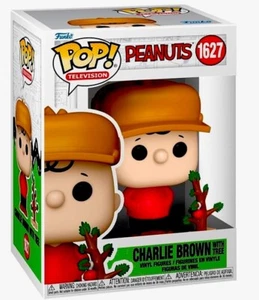 Funko Pop Peanuts - Charlie Brown con árbol de Navidad #1627 - En protector Pop - Imagen 1 de 4