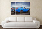 Large Ford Mustang V8 American Muscle Modified Car Wall Poster Art Picture Print