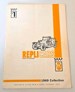 Repliche Catalogo Modelli Auto Collezione 1969, Catalogo Vintage Prezzi Diecast - Foto 1 di 5