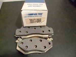 Disc Brake Pad Set-Premium Semi-Metallic Brake Pads 7017 D84 - Bild 1 von 2