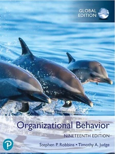 Organizational Behavior 19e by Stephen P. Robbins Global Edition softcover - Picture 1 of 1