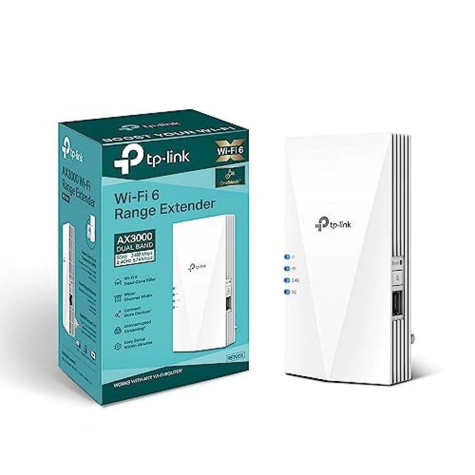 TP-Link RE700X AX3000 Mesh WiFi6 Estensore senza Fili - Bianco