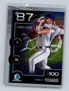 2025 Bowman #BTP-87 Trey Yesavage Bowman Scouts Top 100 - Picture 1 of 2