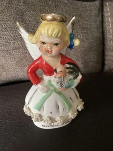 November Angel Figurine Vintage Made In Japan - Picture 1 of 6
