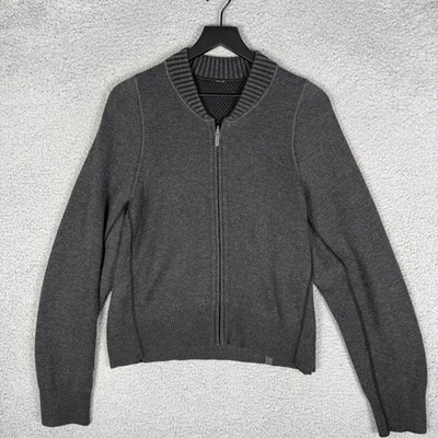 Suéter Lululemon Reversible Doble Punto Cremallera Gris Lana Para Mujer Talla 6 Foto 1 de 4
