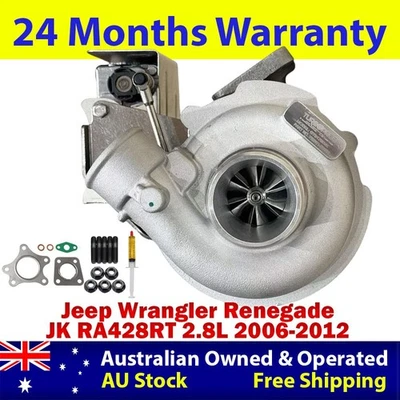 Turbocompresor Billet Premium para Jeep Wrangler Renegade JK RA428RT 2,8 L 2006-2012 Foto 1 de 4