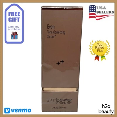 Suero corrector de tono uniforme SkinBetter 50 ml TODOS los tipos de piel AM PM *NUEVO EN CAJA* Foto 1 de 2