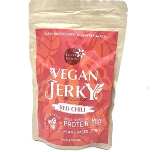 Little Jasmine Vegan Jerky - Red Chili Flavor 7.05oz/(200g) - Picture 1 of 7