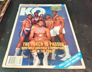 1985 April KO Knockout Boxing Magazine Olympics Biggs Breland Holyfield USA - Picture 1 of 1
