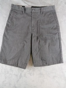 Volcom Frickin Chino Shorts Mens 31 Gray Classic Casual Flat Front Summer - Picture 1 of 9