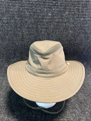 Tilley Airflo Hat, Broad Brim, Size 7 3/8, Beige, Sun Protection, Fishing Travel - Image 1 of 4