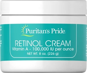 Puritan's Pride Retinol Cream With Vitamin A (100,000 IU Per Ounce), Daily Anti- - Picture 1 of 4