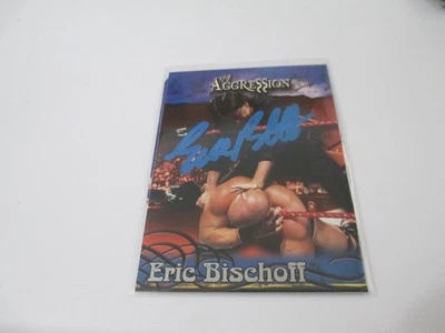 2004 Fleer Eric Bischoff Autographed Wrestling Card - Image 1 of 2