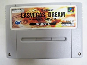 SNES -- LASVEGAS DREAM -- Casino, can save! Super famicom. Japan. 13594 - Picture 1 of 4