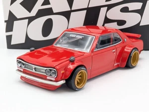 Mini GT KAIDO 1/64 NISSAN SKYLINE 2000 GTR KPGC10 Die Cast Model -RED- - Picture 1 of 6