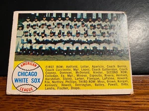 1958 TOPPS BASEBALL #256 WHITE SOX TEAM CARD!! UNMARKED CHECKLIST! $1 SHIPPING!! - Picture 1 of 2