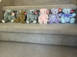 Ty Attic Treasures Angel Bears: Sterling,Rafaella,Olympia,Cassia &Demetria MWMT - Picture 1 of 5