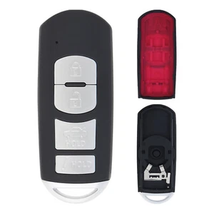 Fit for Mazda 3 6 2014-2018 SKE13D-01 4 Button Replace Shell Key Fob Cover Case - Picture 1 of 9