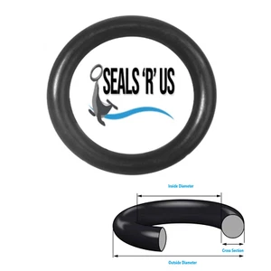 2.5mm Cross Section O-Rings NBR Nitrile Rubber 3mm -40mm ID Oil Resistant Seals - Picture 1 of 3