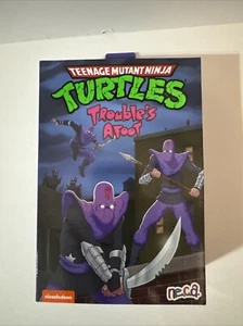 Neca Tmnt Teenage Mutant Ninja Turtles Trouble's Afoot Foot Soldier (BENT HANGER - Picture 1 of 5